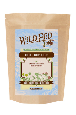 Wild Fed Chill Out Dude Organic Herbal Horse Supplement