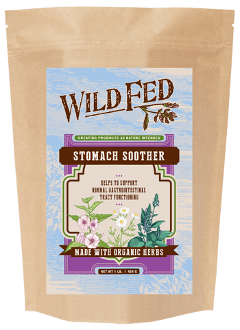 Wild Fed Horse Stomach Soother Organic Herbal Horse Supplement