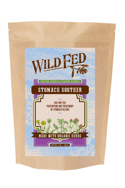 Wild Fed Stomach Soother Herbal Supplement for Horses Equine Organic